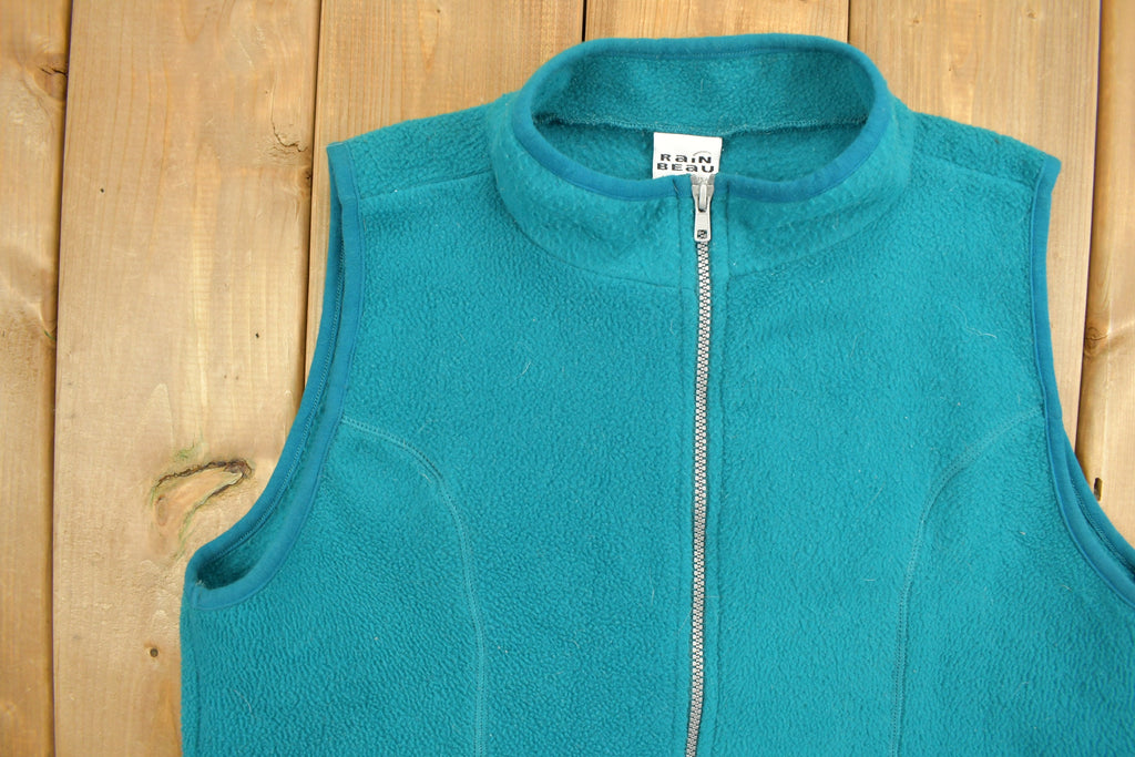 Vintage 1990s Rain Beau Fleece Sweater Vest