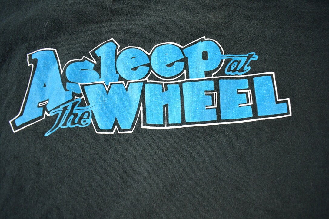 Vintage 1990s Asleep At The Wheel Layered Stitch Graphic T Shirt Made In USA