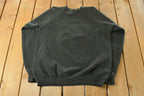 Vintage 1990s Bart Simpson Peace Man Graphic Crewneck Sweatshirt Men's XL