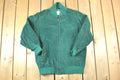 Vintage 1990s Intern Olive Grained Suede Bomber Biker Jacket Made In USA