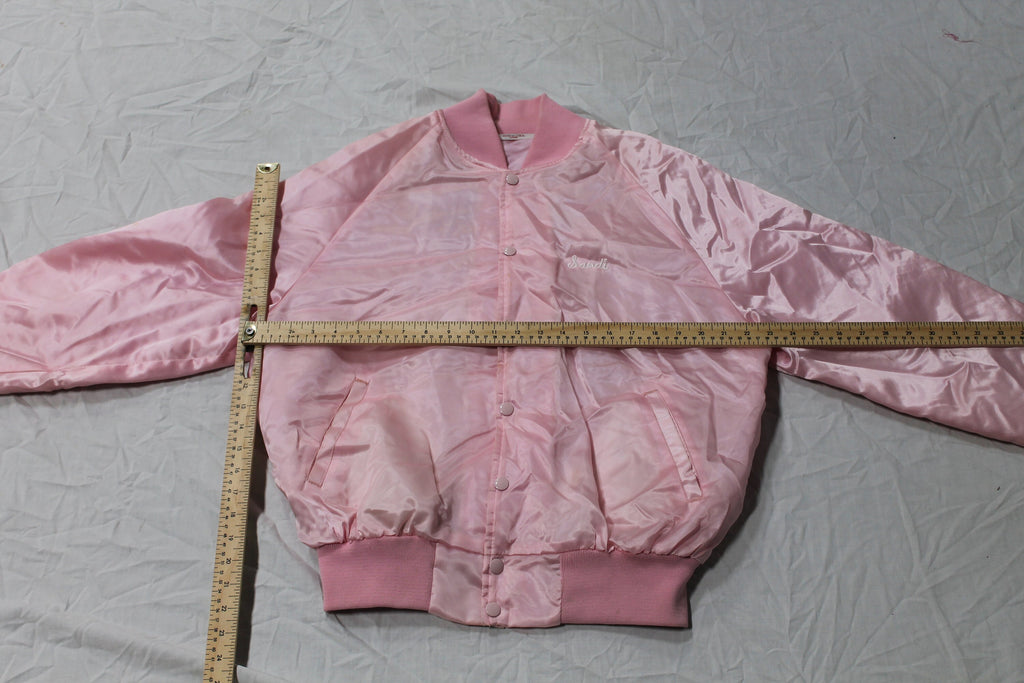BO2 Vintage 1980s In Memory Of Sandy Satin Bomber Jacket