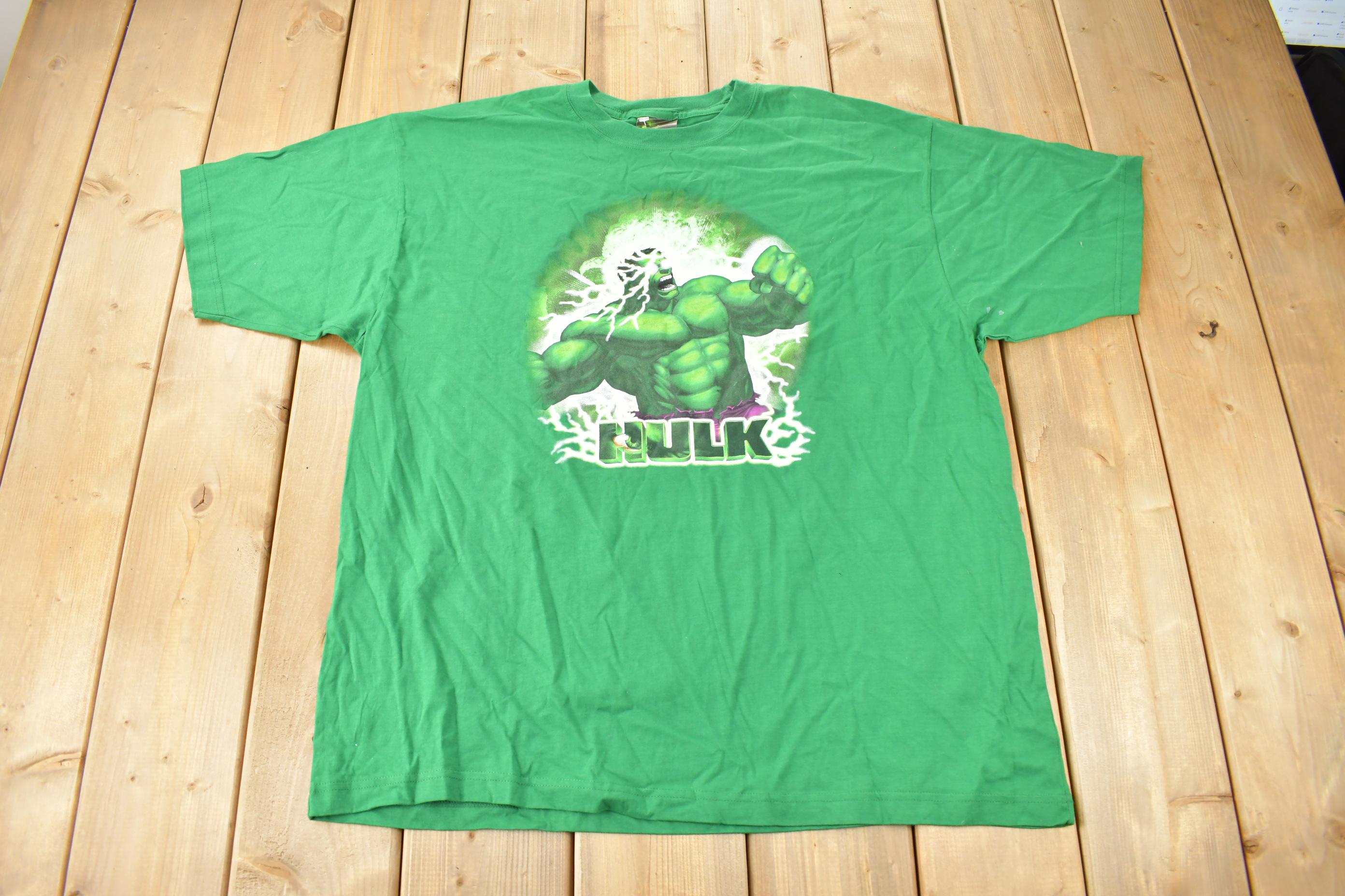 Vintage 2003 The Incredible Hulk Marvel Superhero T Shirt Size XL