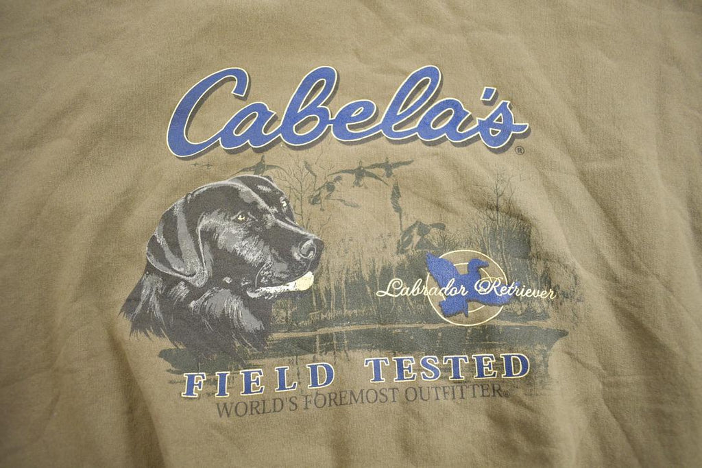 Vintage 1990s Cabelas Graphic Crewneck Sweatshirt Made In USA