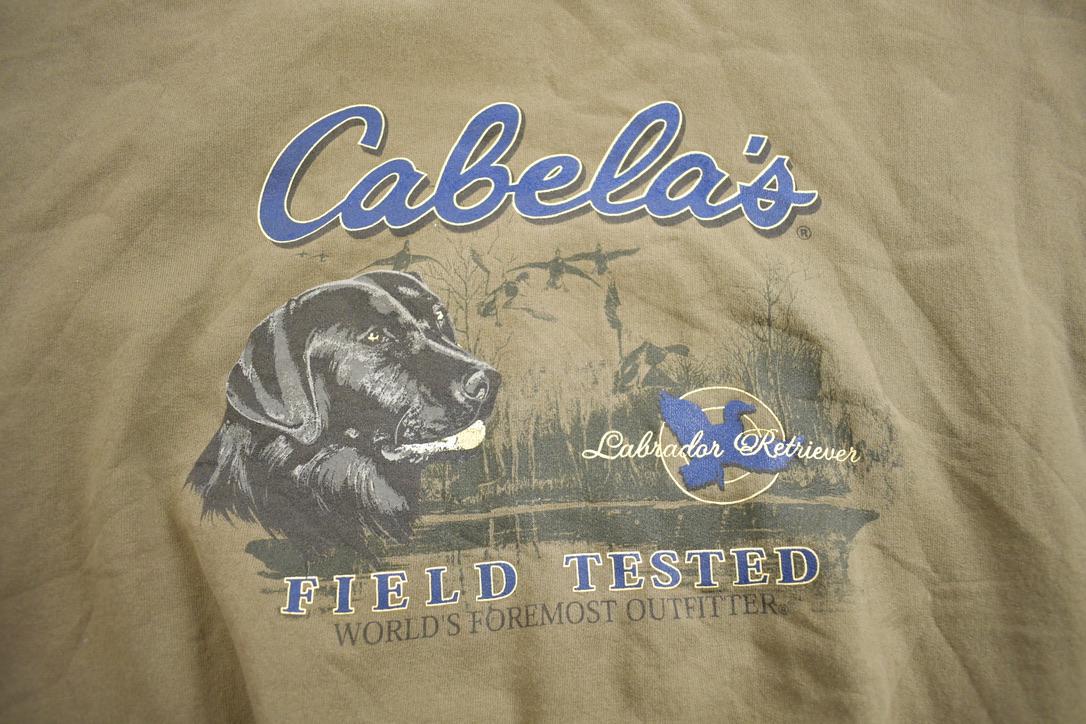 Vintage 1990s Cabelas Graphic Crewneck Sweatshirt Made In USA
