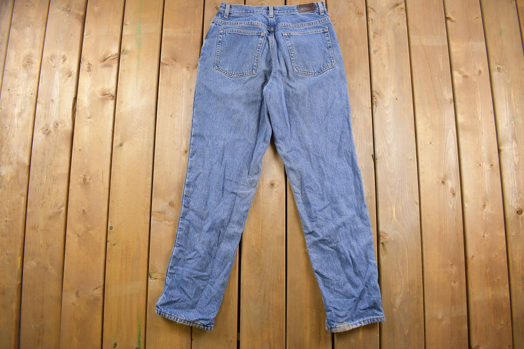 Vintage 1990s L.L Bean Lined Blue Jeans Size 28 x 31