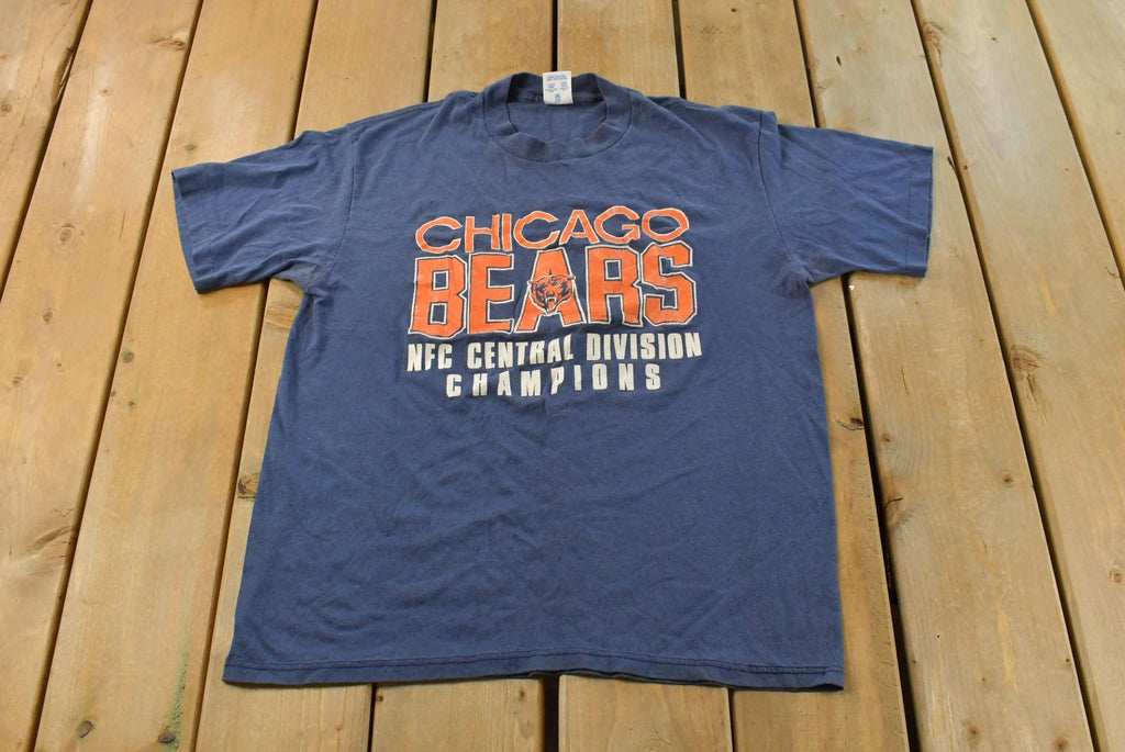 Vintage 1980s Logo 7 Chicago Bears Champions T-Shirt Men's M