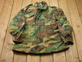 Vintage 1980s Military Camo Jacket