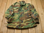 Vintage 1980s Military Camo Jacket