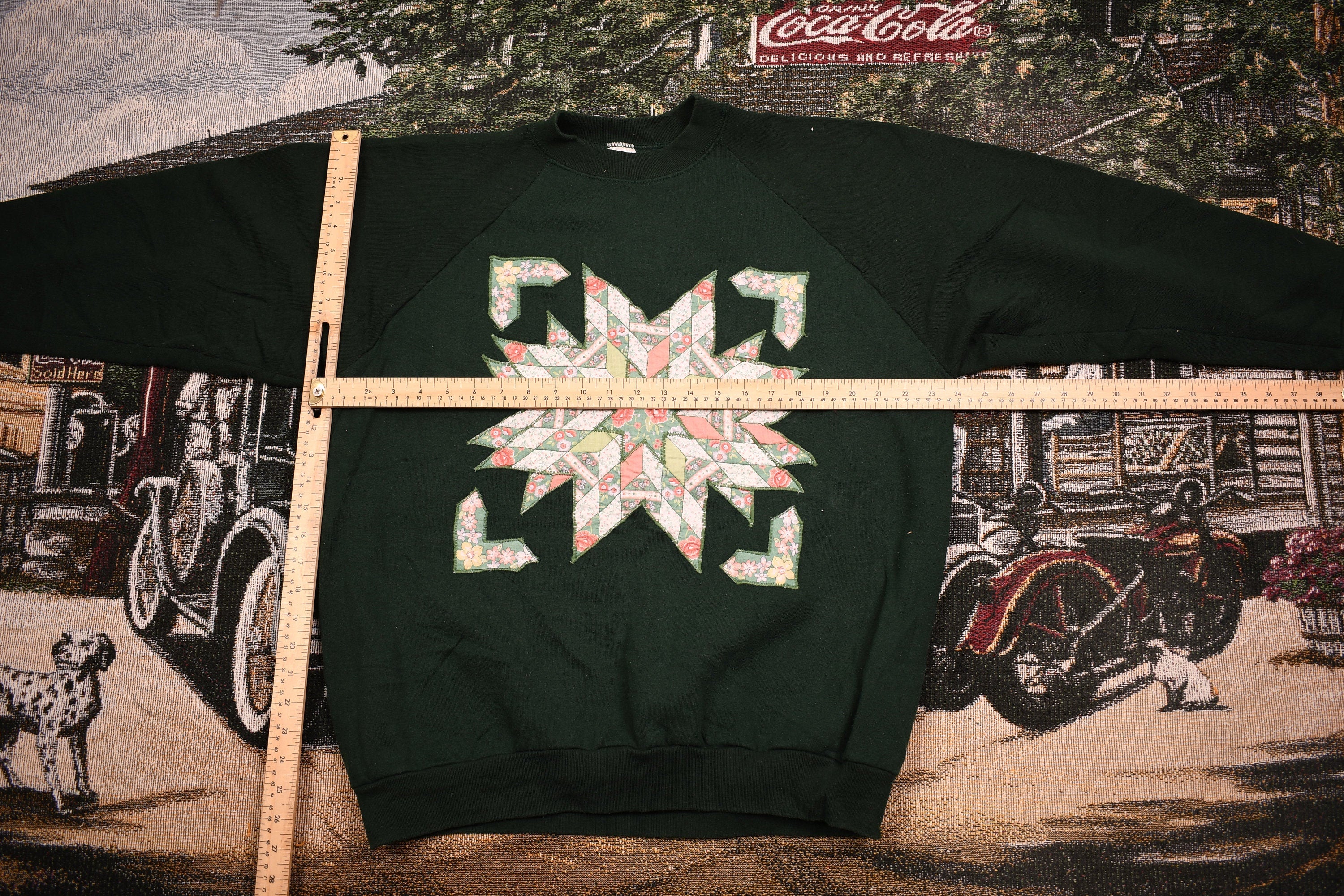 Vintage 1990s Abstract Pattern Print Crewneck