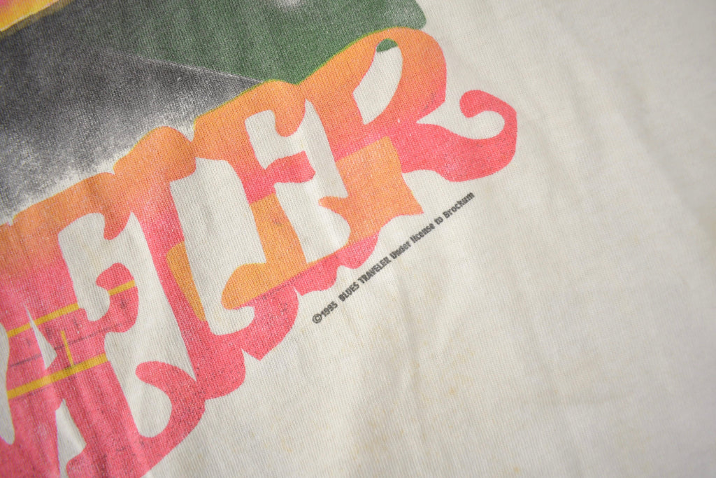 Vintage 1994 Blues Traveler Tour Single Stitch Brockum Band Tee Made in USA