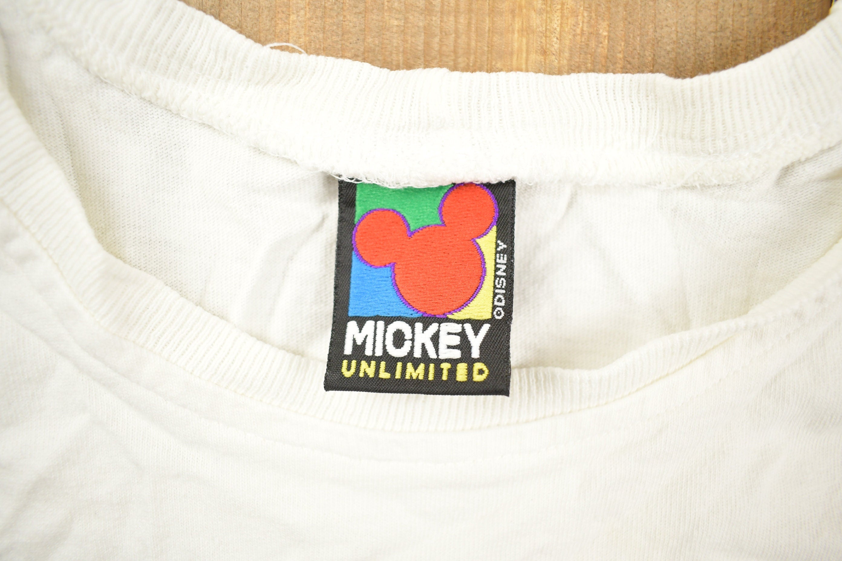 Vintage 1990s Mickey Unlimited Sunflower Theme Tank Top Shirt