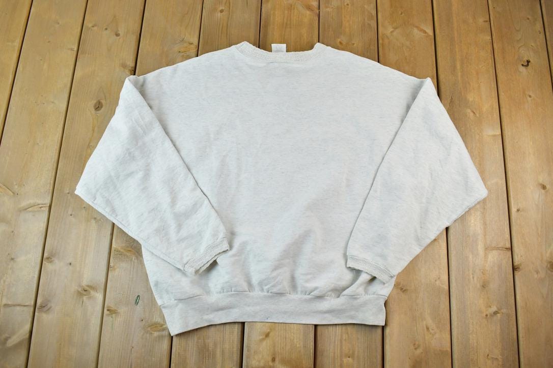 Vintage 1990s Northern Reflections Lace Cuff Outdoorsman Crewneck Sweatshirt