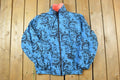 Vintage 1990s Sportrend Abstract 90s Pattern Full Zip Windbreaker Spring Jacket