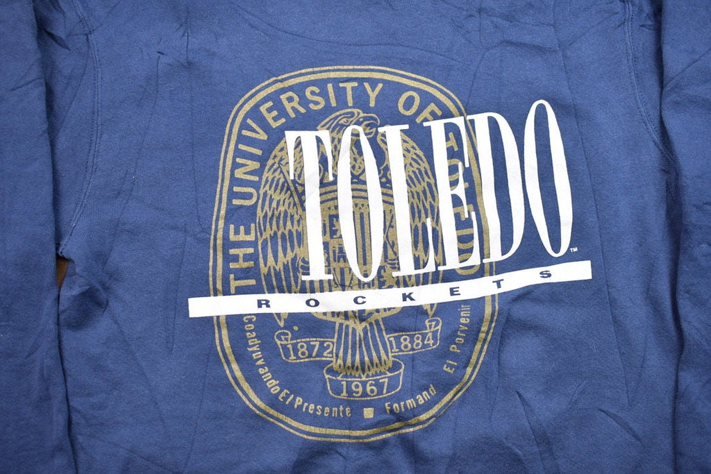 Vintage 1990s University Of Toledo Rockets Collegiate Crewneck