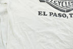 Vintage 1989 3D Emblem El Paso Texas Bald Eagle Harley-Davidson Motorcycles Long Sleeve T-Shirt Mens S /