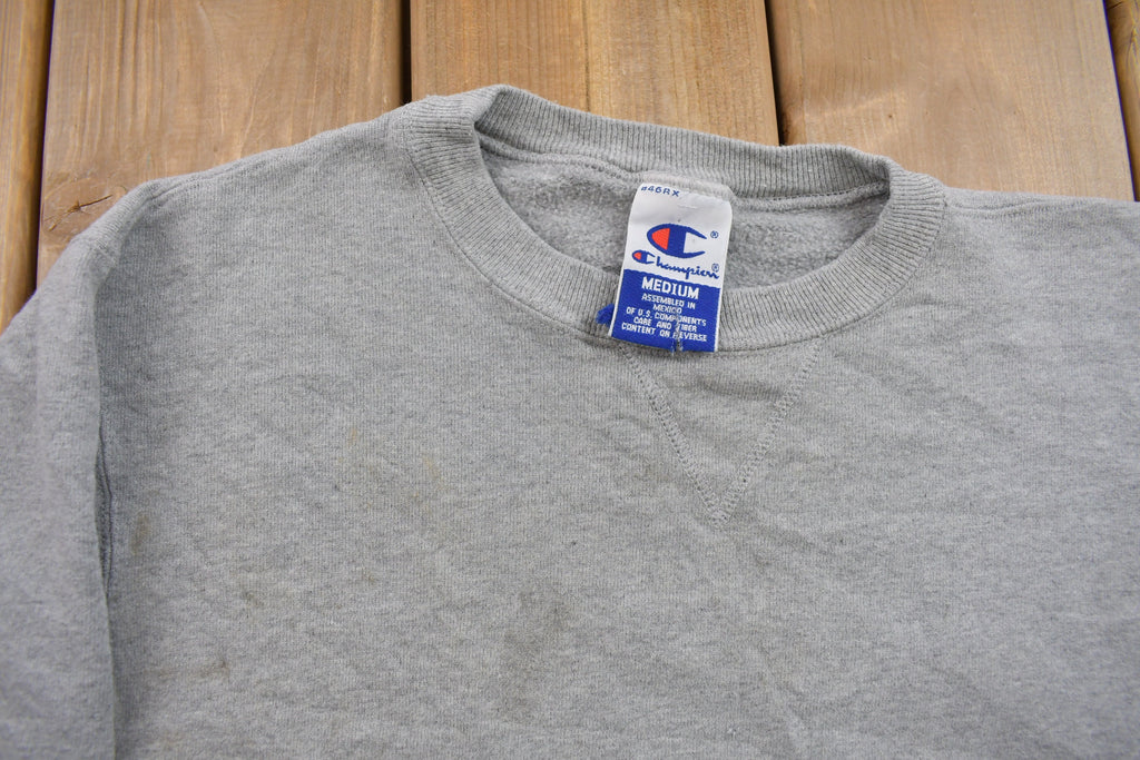 Vintage 1990s Champion Stained & Distressed Crewneck Sweatshirt