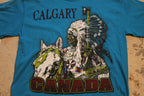 Vintage 1990s Calgary Canada Aboriginal Graphic T Shirt