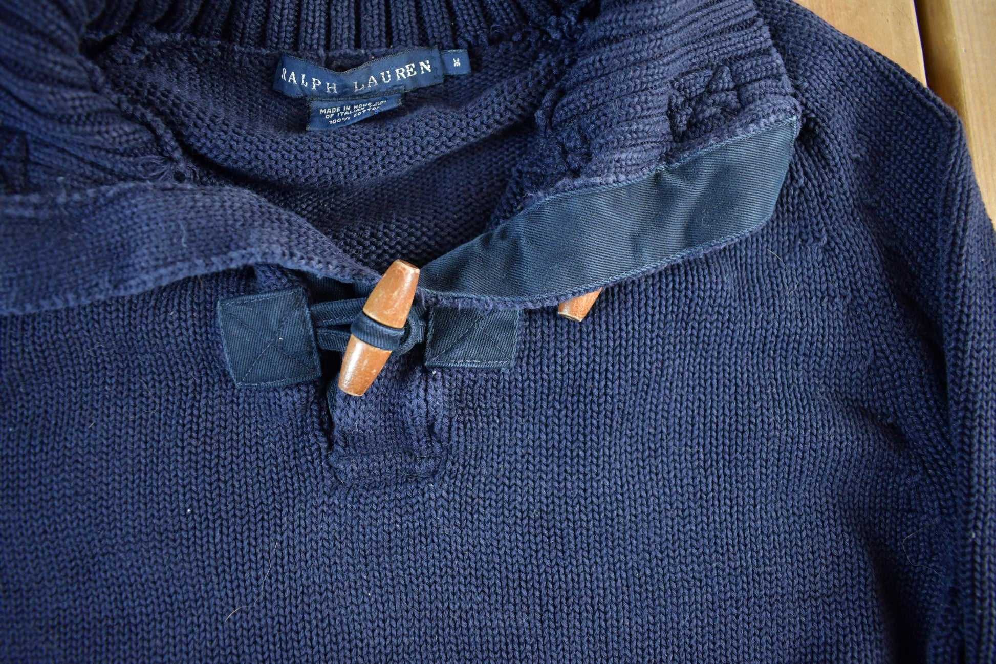 Vintage 2000s Ralph Lauren Knit Fish Hook Sweater Adult XS-S