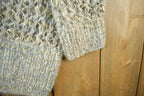 Vintage 1990s Mohair Knit V-Neck Sweater Women's XL-2X