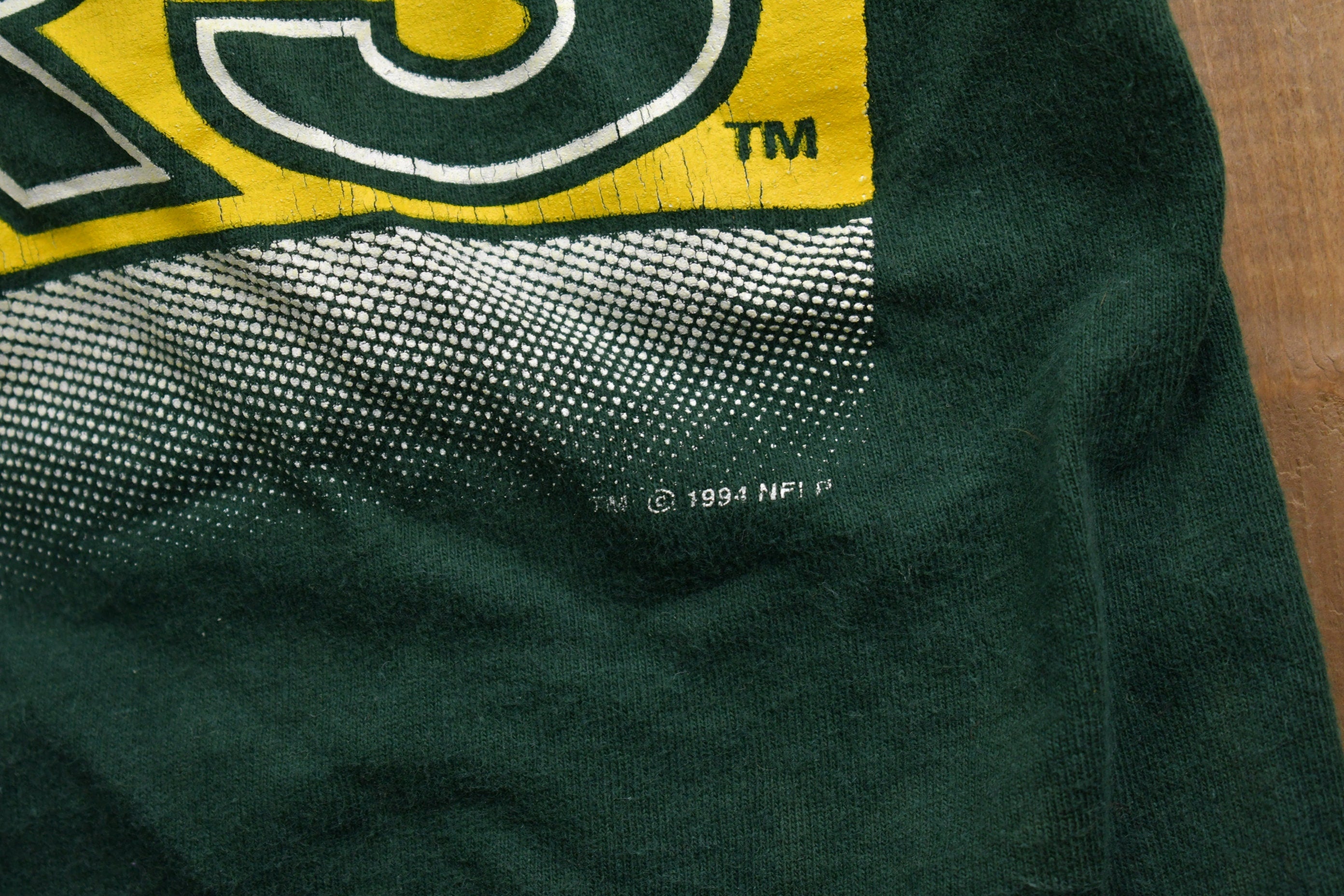 Vintage 1994 Green Bay Packers NFL Jersey Style T-Shirt