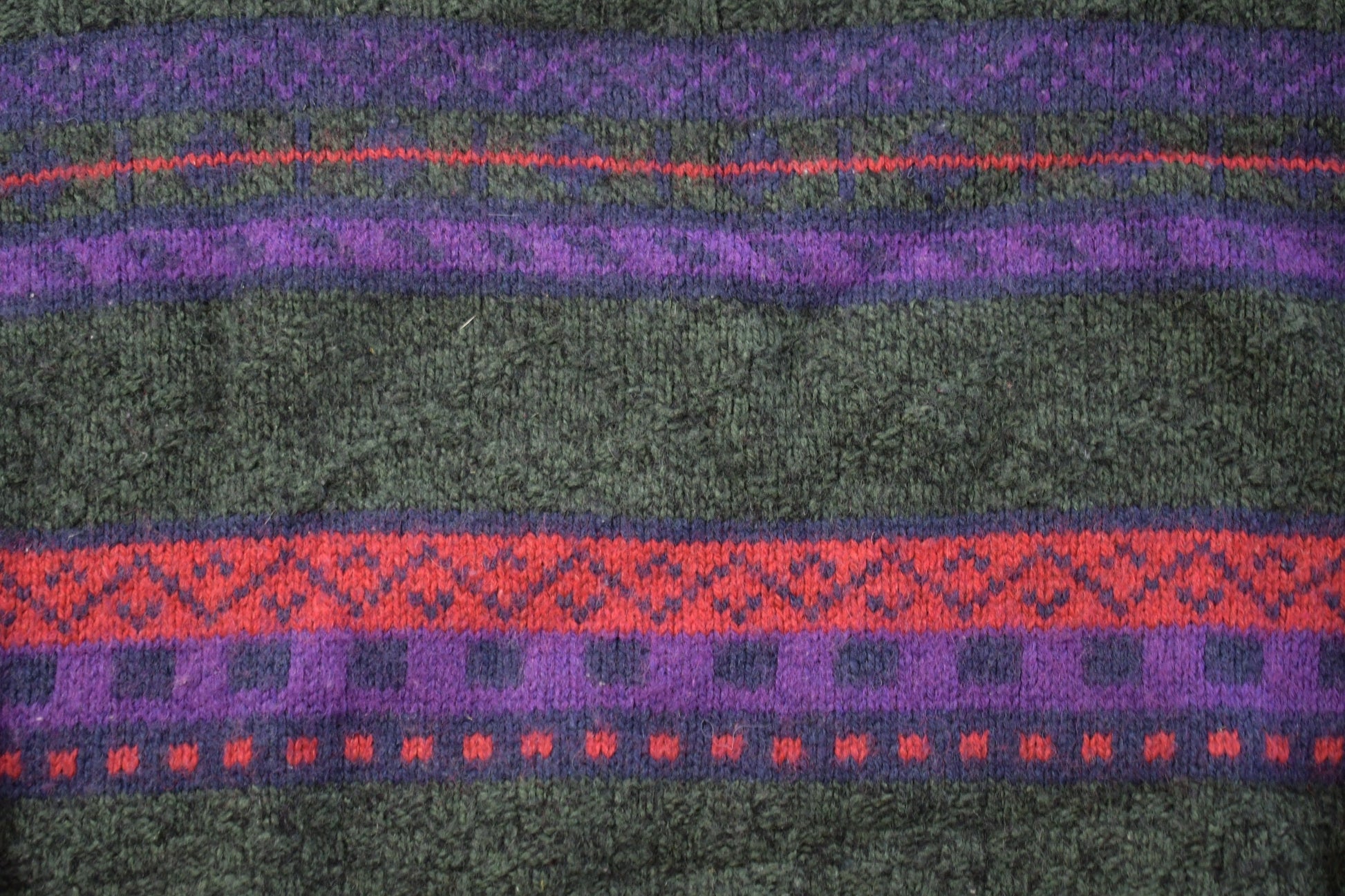 Vintage 1980s American Eagle Color Block Knitted Crewneck Sweater