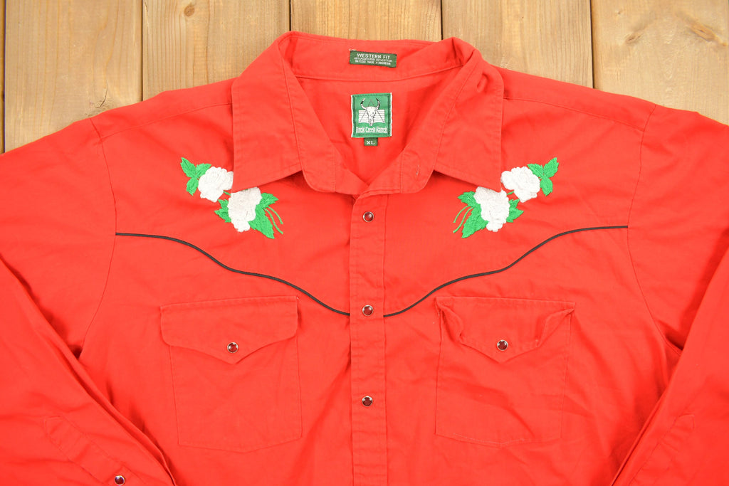Vintage 1990s Rock Creek Ranch Wester Button Up Shirt