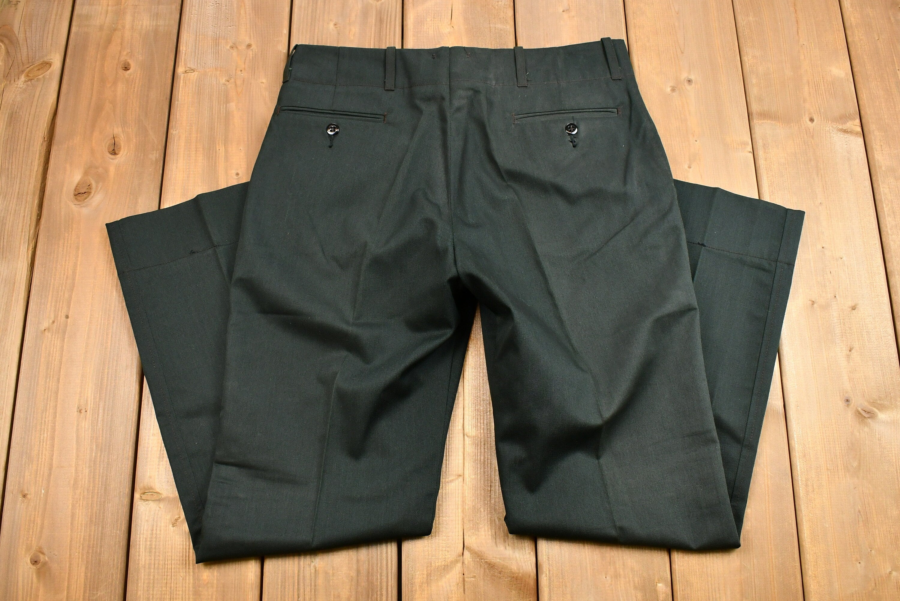 Vintage 1988 H.P. Gilbert & Fils INC. Military Cadet Trousers