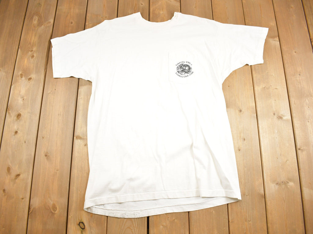 Vintage 1998 Asheville YMCA Leaders Club Graphic T Shirt