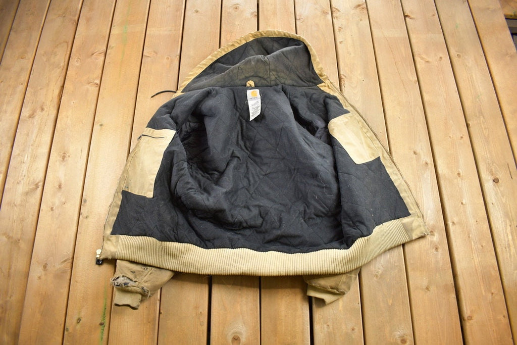 Vintage 1990s Carhartt Hooded Chore Jacket