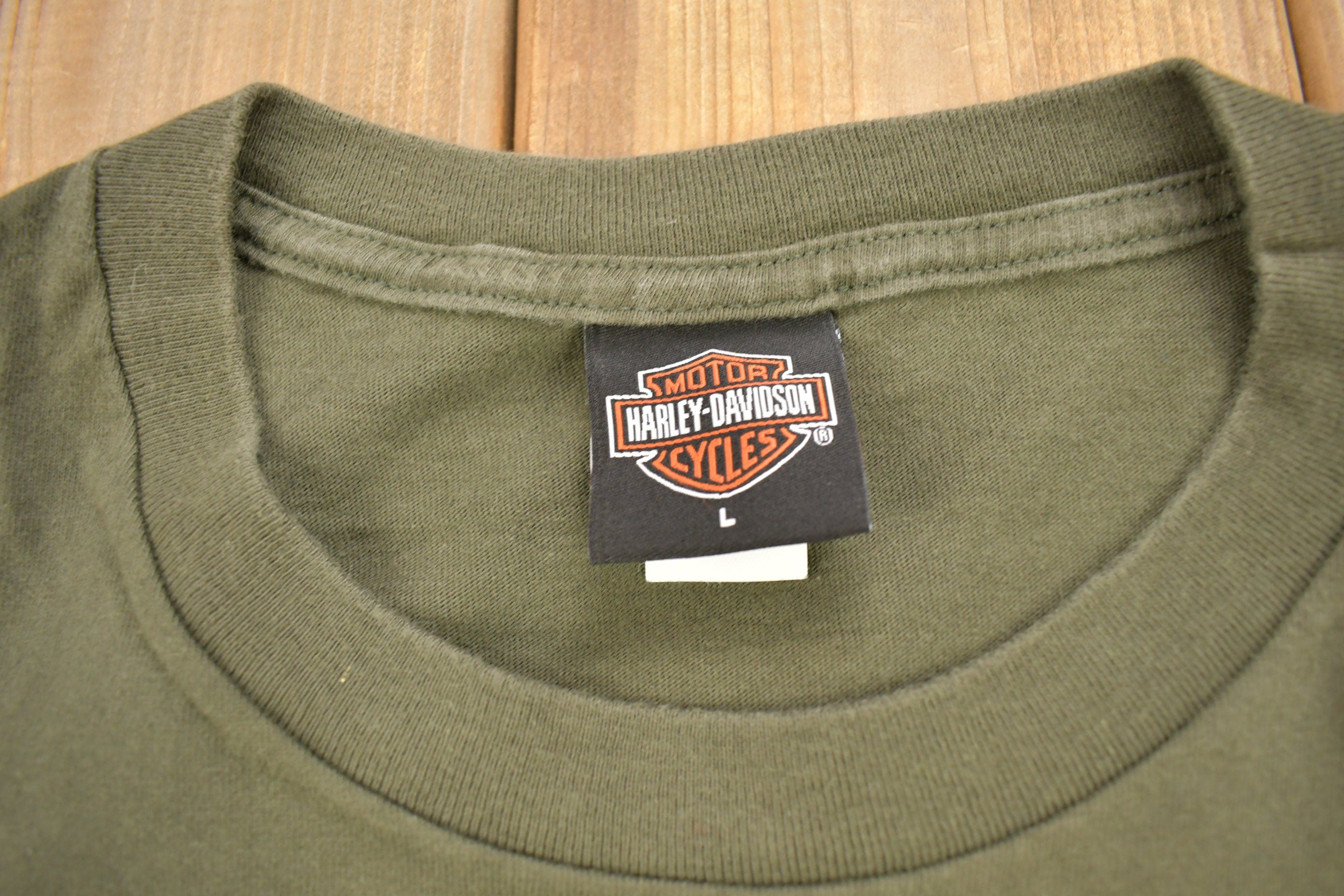 Vintage 2002 Harley Davidson Of St Thomas US Virgin Islands T-Shirt