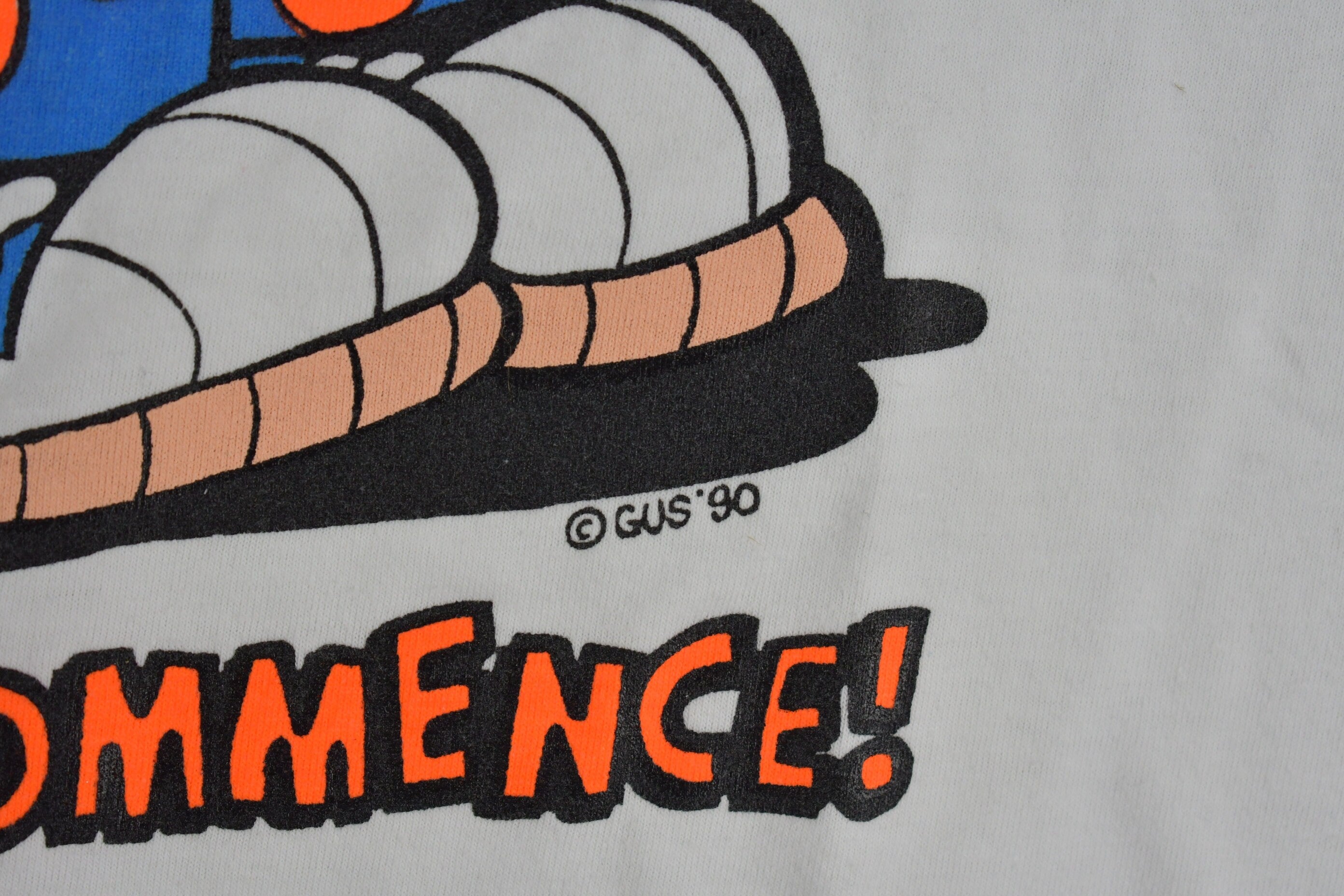 Vintage 1990 Party Commence Graphic T Shirt