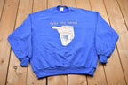 Vintage 1990s Celestial Religious Theme Crewneck Sweater