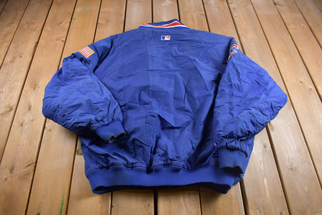 Vintage 1990s Chicago Cubs MLB Majestic Windbreaker Baseball Sportswear