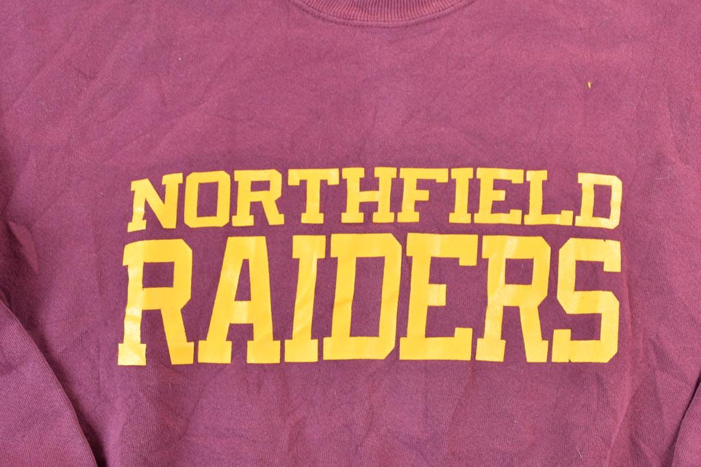 Vintage 1990s Northfield Raiders University Collegiate Heavyweight Crewneck Sweater