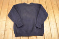 Vintage 1980s Peter Storm Ribbed Wool Knit Crewneck Sweater Men's L /