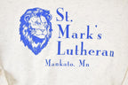 Vintage 1990s St Mark's Lutheran Lions Crewneck Sweatshirt Men's L