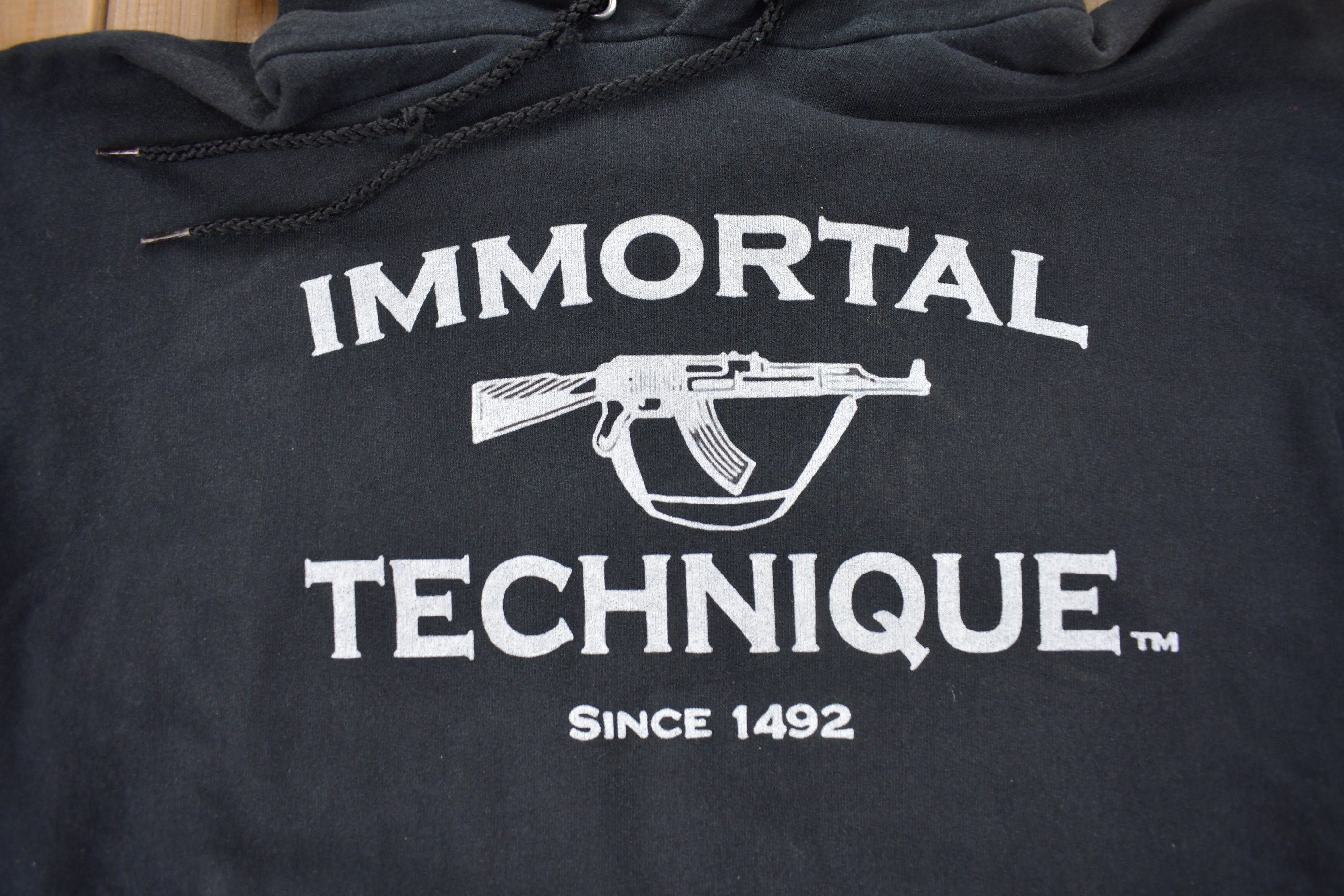 Vintage Y2K Immortal Technique Graphic Hoodie