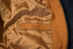 Vintage 1980s Leather Suede Zip Up Jacket