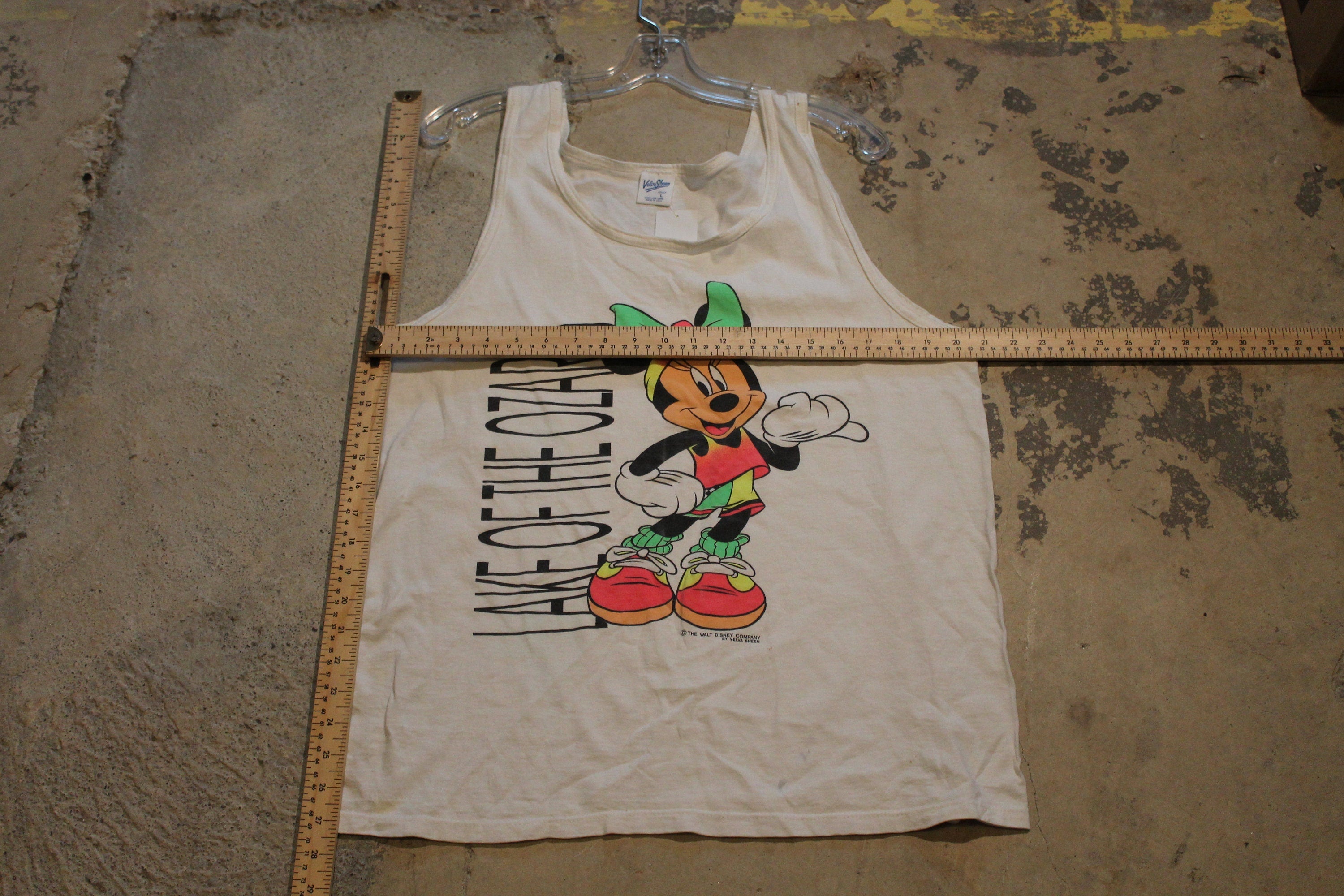 Vintage 1990s Lake Of The Ozarks Minnie Mouse Graphic Tank Top Shirt