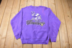Vintage 1990s Minnesota Vikings NFL Crewneck Sweatshirt