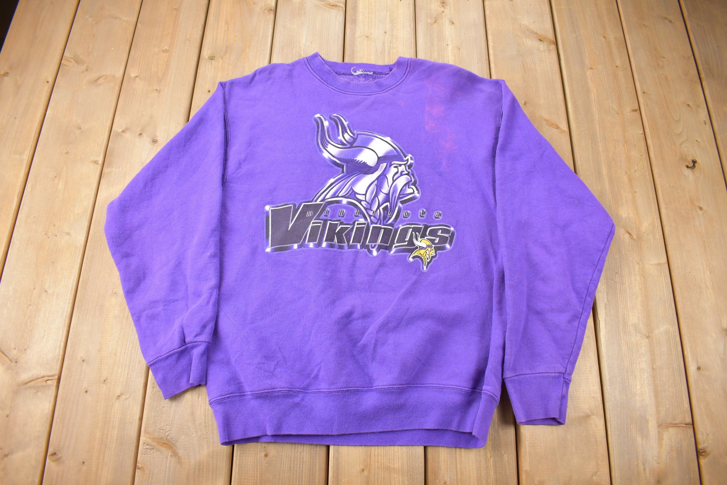 Vintage 1990s Minnesota Vikings NFL Crewneck Sweatshirt