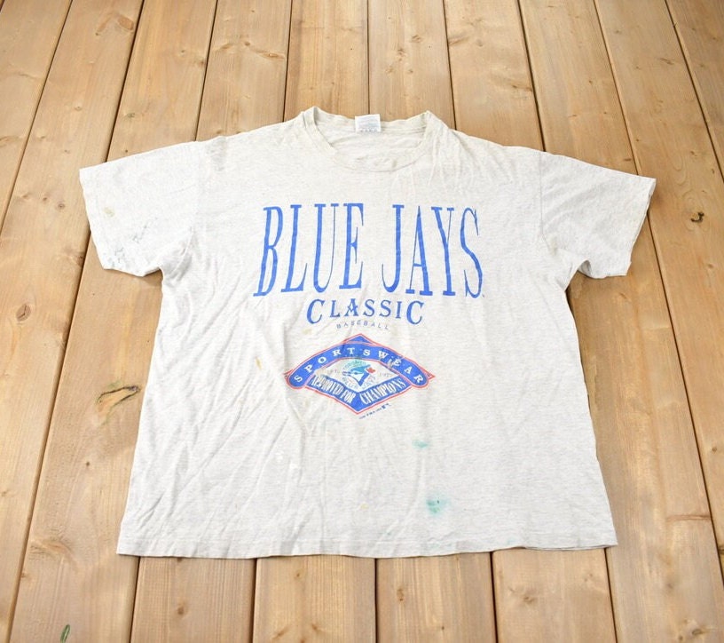 Vintage 1993 Toronto Blue Jays MLB Baseball Graphic T-Shirt Made In USA