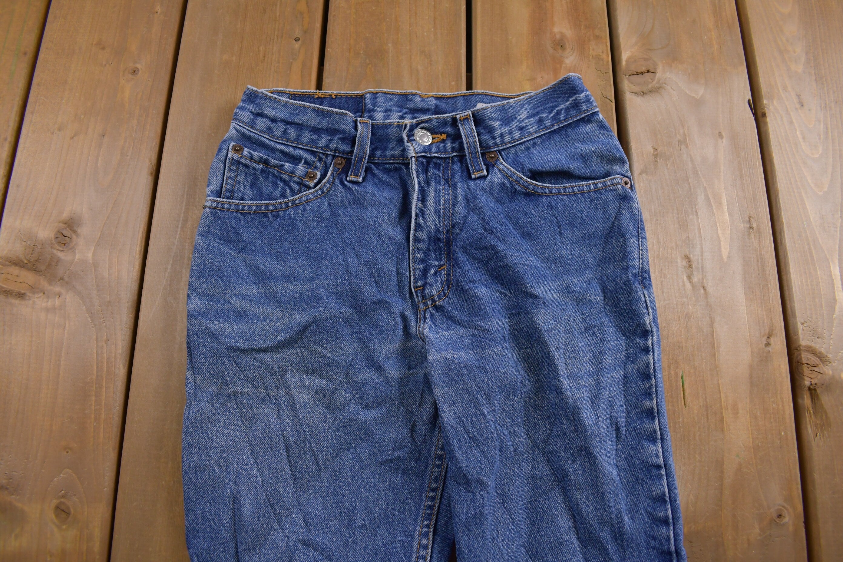 Vintage 1990s Levi's 517 Red Tab Jeans Size 24 x 28