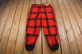 1980s Vintage Lumberjack Plaid Wool Jogger Trousers 36 x 30