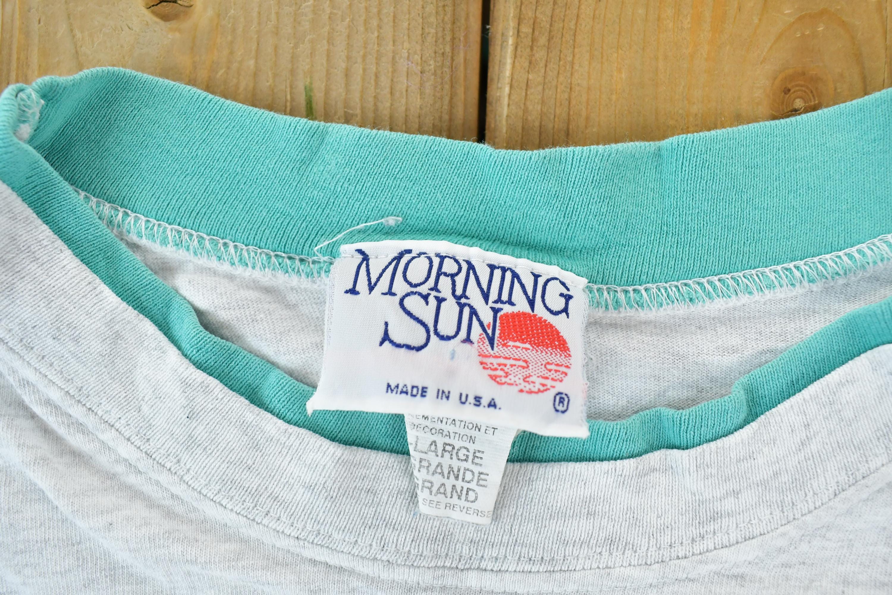 Vintage 1990s Morning Sun Double Collar Floral T-Shirt