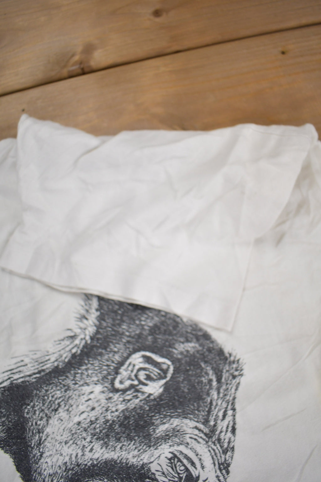 Vintage 1990 Ape Graphic Human-I-Tees T-Shirt