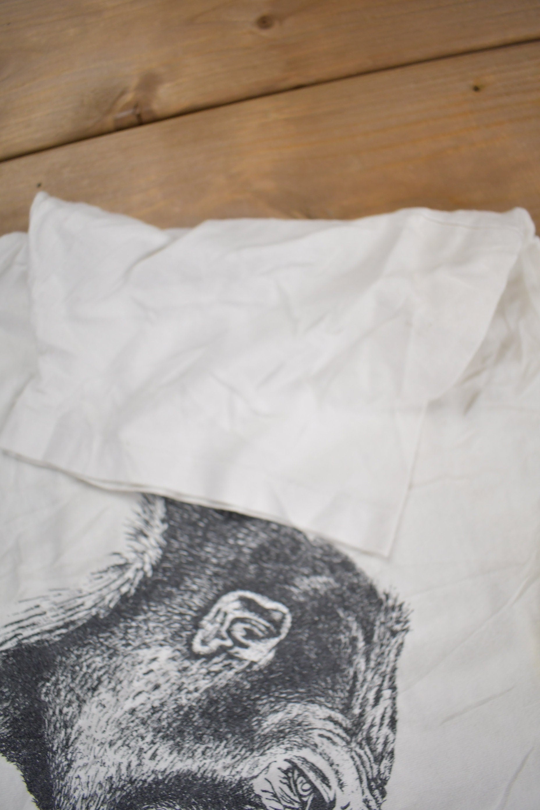 Vintage 1990 Ape Graphic Human-I-Tees T-Shirt