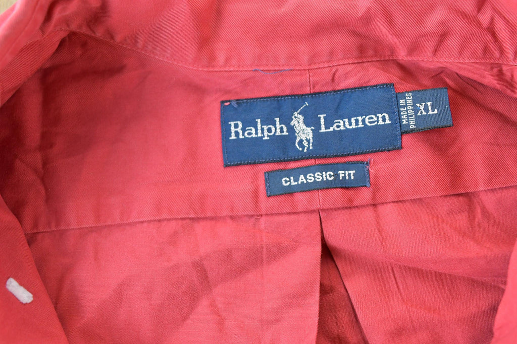 Vintage 90s Polo Ralph Lauren Solid Button Up Shirt
