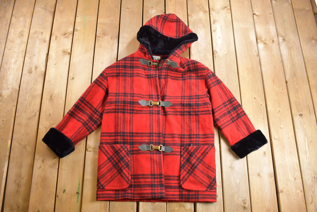 Vintage 1980s Wool Full Length Over Coat