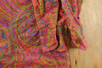 Vintage 1980s Paisley Abstract Button Up Shirt Men's Medium /
